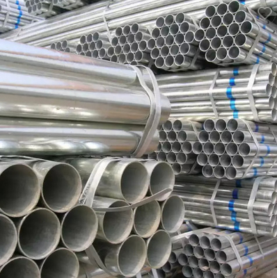 6m Q345 hanno galvanizzato il tubo galvanizzato a 4 pollici del ferro battuto del tubo d'acciaio
